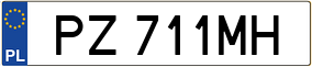 Truck License Plate